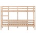 Litera de madera maciza de pino 80x200