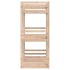 Litera triple de madera maciza de pino 90x200