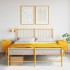 Mesitas de noche 2 uds acero amarillo mostaza 36x39x50,5