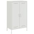 Aparador de acero blanco 68x39x113