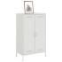 Aparador de acero blanco 68x39x113