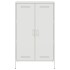 Aparador de acero blanco 68x39x113