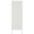 Aparador de acero blanco 68x39x113