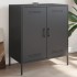 Aparador de acero negro 68x39x79