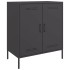 Aparador de acero negro 68x39x79