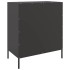 Aparador de acero negro 68x39x79