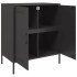 Aparador de acero negro 68x39x79