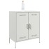 Aparador de acero blanco 68x39x79