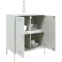Aparador de acero blanco 68x39x79