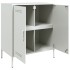 Aparador de acero blanco 68x39x79