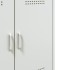 Aparador de acero blanco 68x39x79