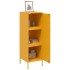 Aparador de acero amarillo mostaza 36x39x113