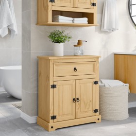 Armario de baño Corona madera maciza de pino 70x33x80