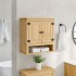 Armario de baño Corona madera maciza de pino 70x33x71,5
