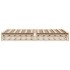 Estructura de cama sin colchón madera maciza de pino 140x190