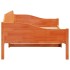 Estructura de cama sin colchón madera maciza marrón 90x190