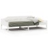 Cama sin colchón madera maciza de pino blanca 80x200