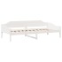 Cama sin colchón madera maciza de pino blanca 80x200
