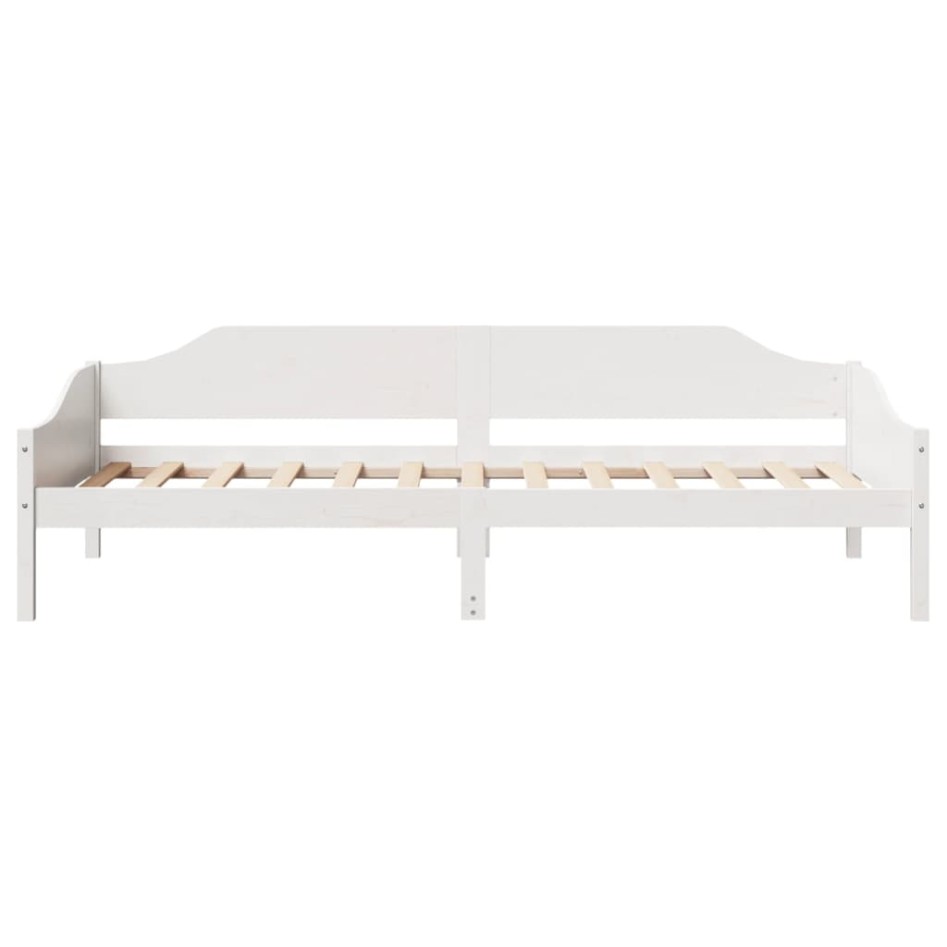 Cama sin colchón madera maciza de pino blanca 80x200