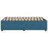 Estructura de cama de terciopelo azul 120x200