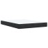 Cama box spring con colchón terciopelo negro 140x190