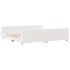 Cama sin colchón madera maciza de pino blanca 180x200