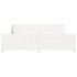 Cama sin colchón madera maciza de pino blanca 180x200