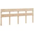 Estructura de cama sin colchón madera maciza de pino 200x200