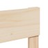 Estructura de cama sin colchón madera maciza de pino 135x190