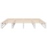 Cama sin colchón madera maciza de pino blanca 180x200