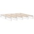 Cama sin colchón madera maciza de pino blanca 180x200