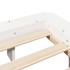 Estructura de cama sin colchón madera maciza de pino 160x200