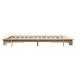 Estructura de cama sin colchón madera maciza de pino 120x190