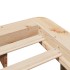Estructura de cama sin colchón madera maciza de pino 120x190