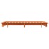 Estructura de cama sin colchón madera maciza marrón 90x190