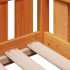 Cama con forma de casa de niños madera maciza marrón 90x190