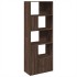 Estantería madera de ingeniería marrón roble 70x36x189
