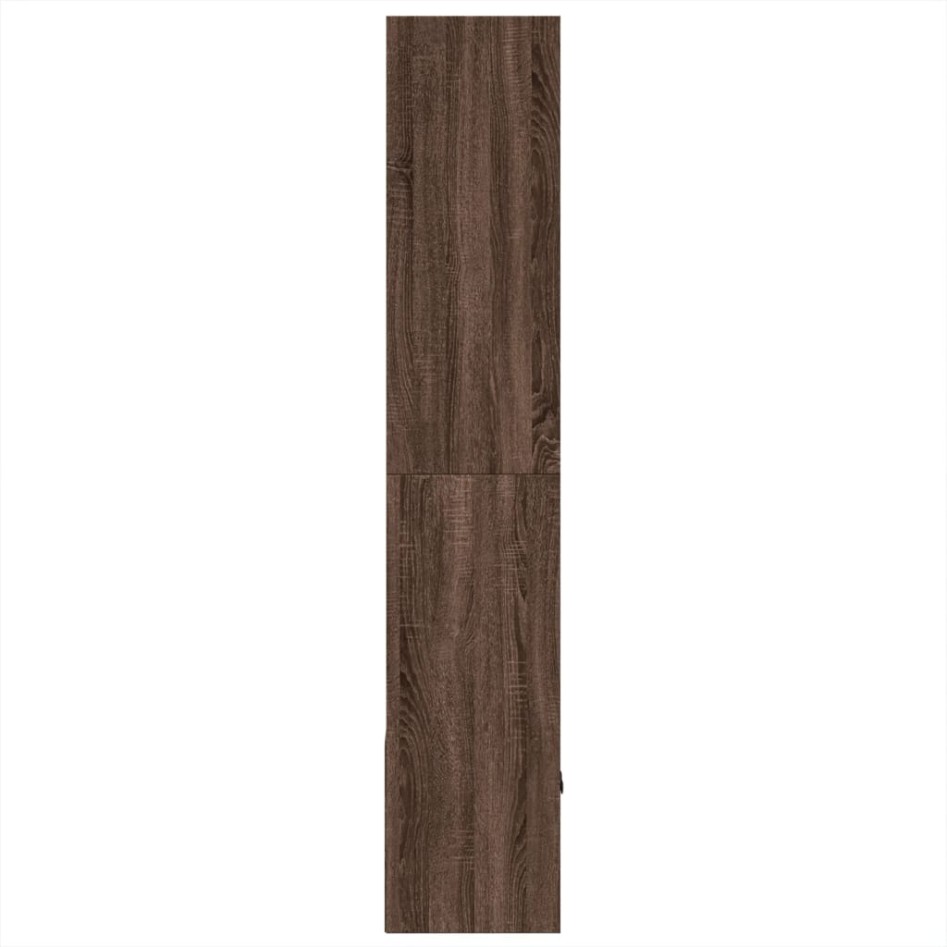 Estantería madera de ingeniería marrón roble 70x36x189