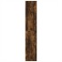 Estantería madera de ingeniería roble ahumado 100x36x189