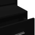 Mesitas de noche de pared con luces LED 2 unidades