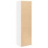 Aparador alto madera de ingeniería blanco 50x41x185