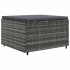 Set de muebles de jardín 8 pzas y cojines ratán sintético
