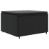 Set muebles de jardín 6 piezas y cojines ratán sintético