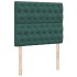 Cama box spring con colchón terciopelo verde oscuro 120x190