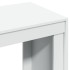 Escritorio de oficina madera ingeniería blanco 123,5x73,5x75