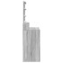 Tocador con luces LED color gris Sonoma 80x41x144,5