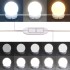 Tocador con luces LED color gris Sonoma 80x41x144,5