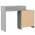 Tocador con luces LED gris sonoma 115x37x110,5