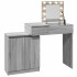 Tocador con luces LED gris sonoma 115x37x110,5