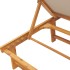 Tumbonas 2 uds con mesa madera maciza acacia y textileno